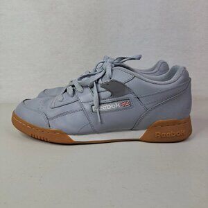 Reebok Classic Workout Plus MU Mens Sz 9.5 Gray Sneakers Shoes DV8231
